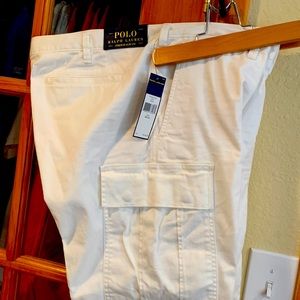 Polo Stretch Slim Fit Cargo Trousers 38x32 NEW!